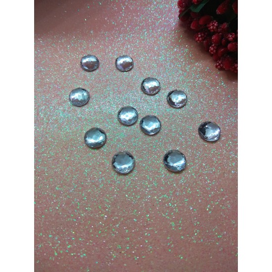 Стразы акриловые 10 мм, цена за 50 шт